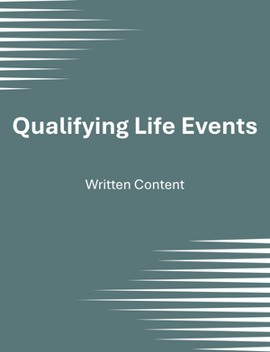 Qualifying Life Events