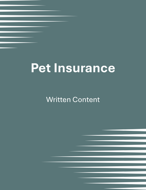 Pet Insurance