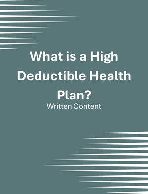 What is an HDHP?
