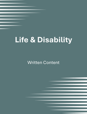 Benefits 101: Life & Disability