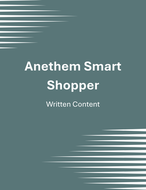 Anthem Smart Shopper