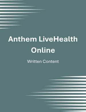 Anthem LiveHealth