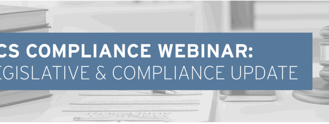 BCS Webinar: Legislative Updates