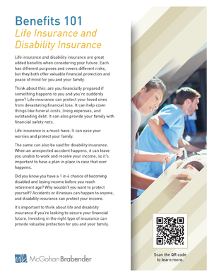 Benefits 101: Life and Disability