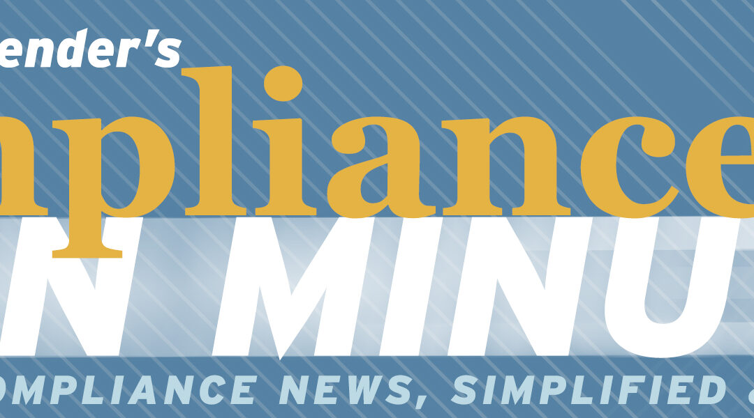 Compliance in Minutes – May 2026