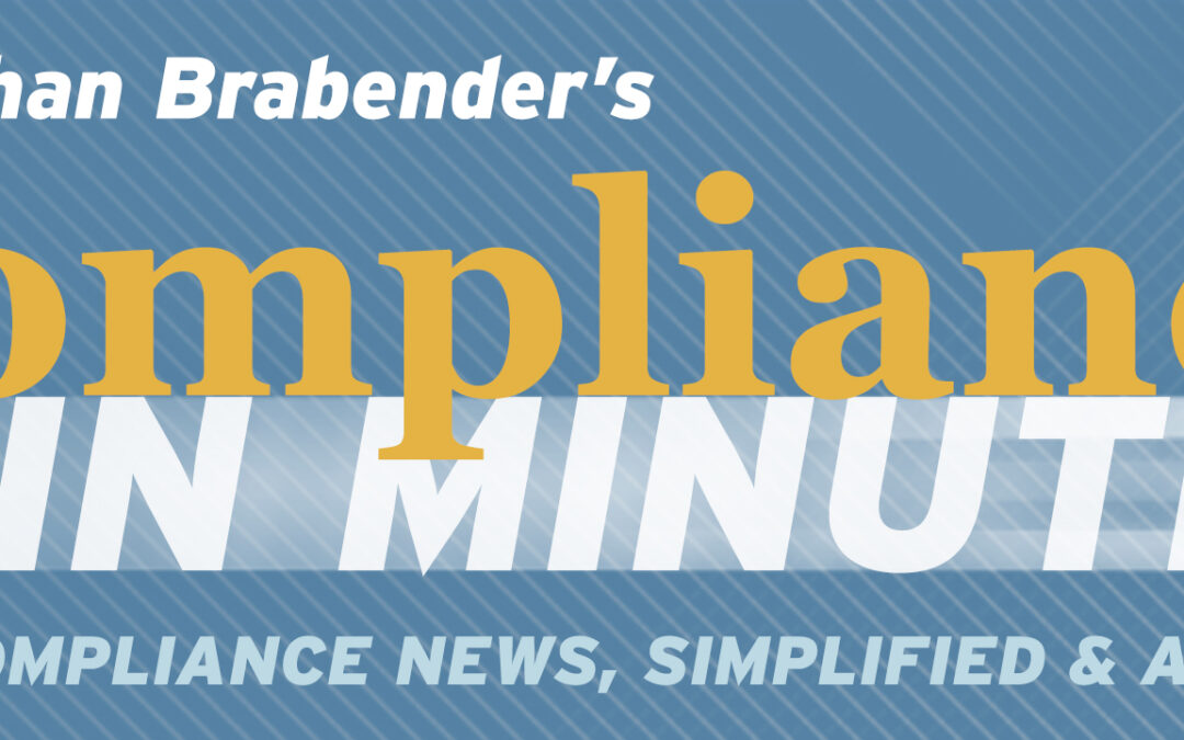 Compliance in Minutes – June