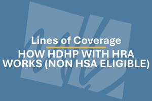 How HDHP with HRA Works (Non HSA Eligible)